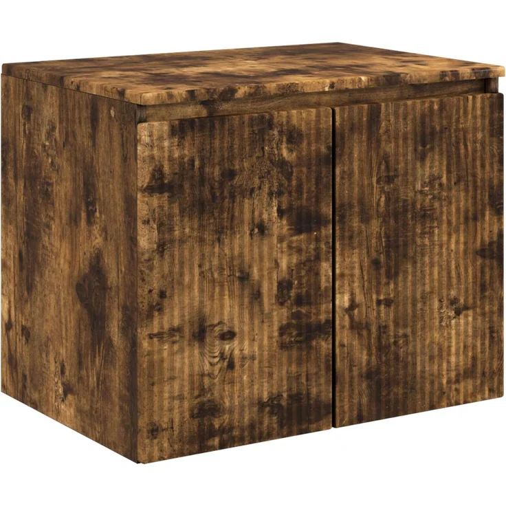 vidaXL Badezimmerschrank-Set 3 stk. Geräucherte Eiche 3405732 – Bild 5