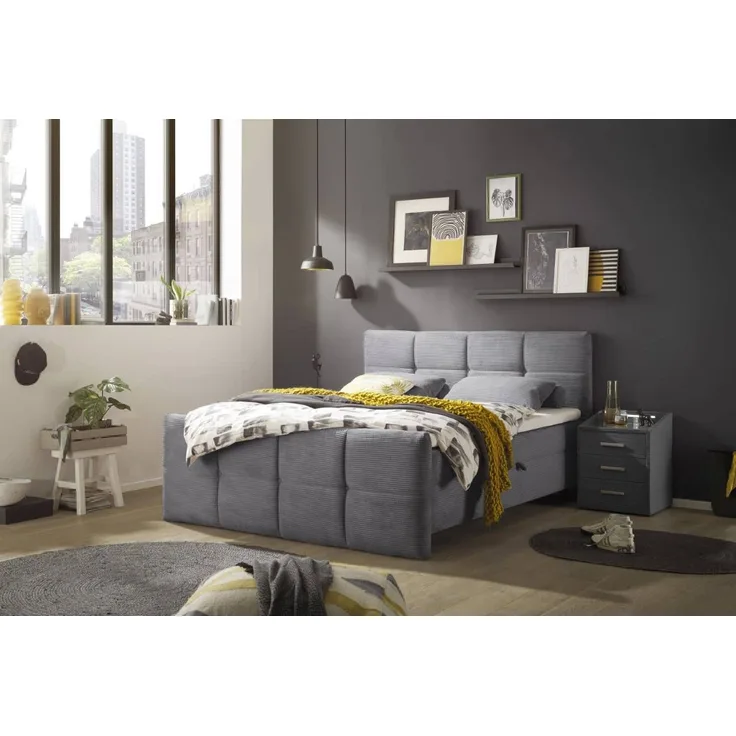 Boxbett Tijuana mit Bettkasten Breitcord