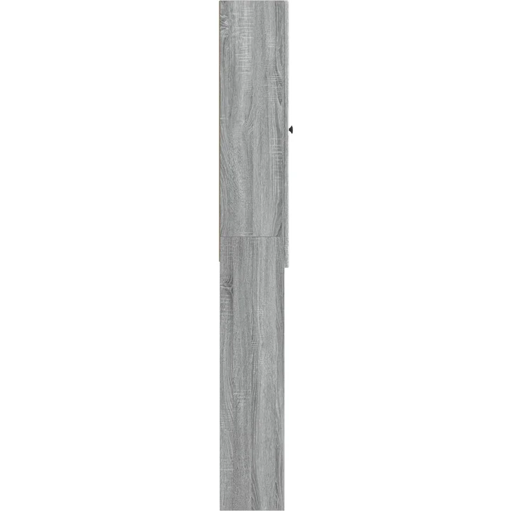 vidaXL Toilettenschrank ALKMAAR Sonoma-Grau 66 x 25,5 x 190 cm 896261 – Bild 6
