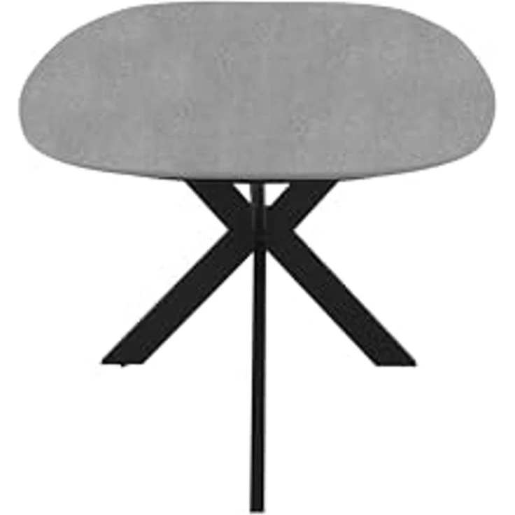 byLIVING Esstisch Oval, in Bootsform, Tischplatte in Naturstein-Optik grau, Breite 200 cm – Bild 5