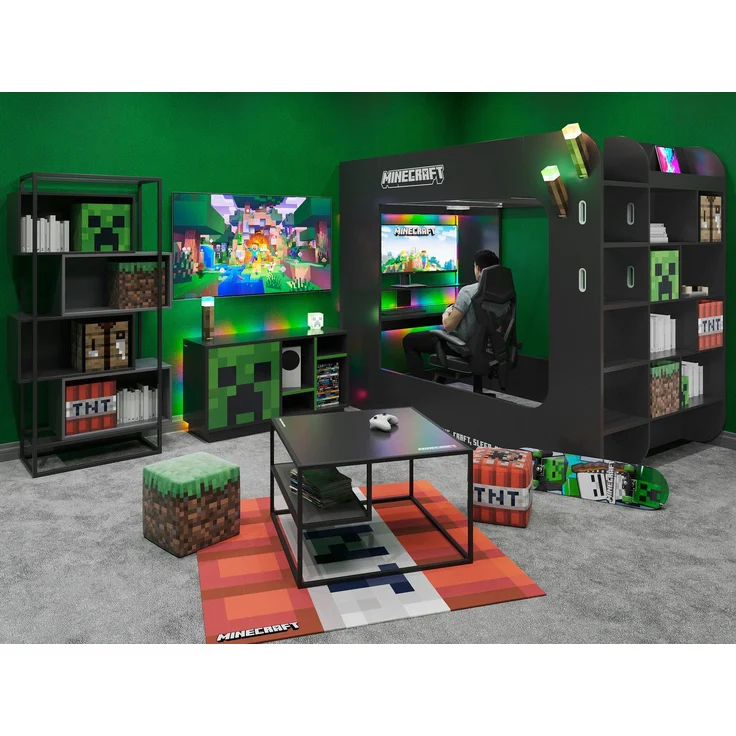 MINECRAFT - dekorative, kuschelweiche Dekokissen, Lesekissen, Zierkissen, buntes Design in verschiedenen Charaktere – Bild 6