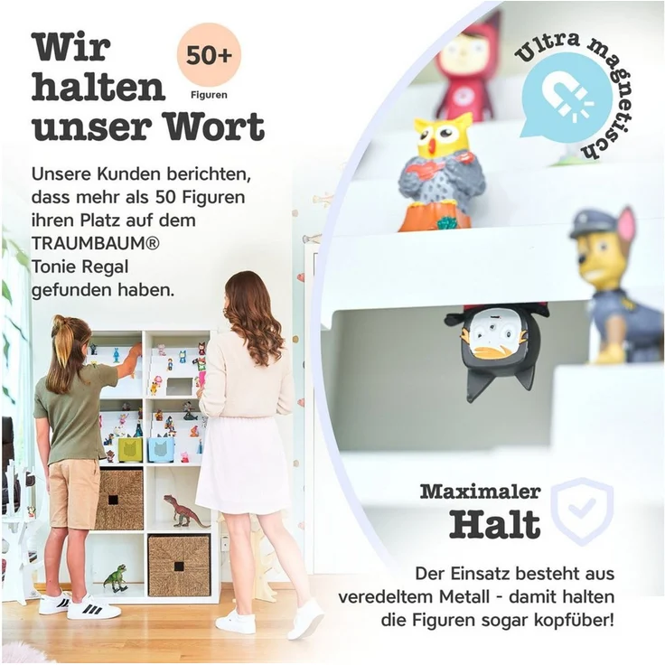 Traumbaum® Tonie Regal als Einsatz für Ikea Kallax | Tonie Box Aussparung [Mittig] – Bild 3