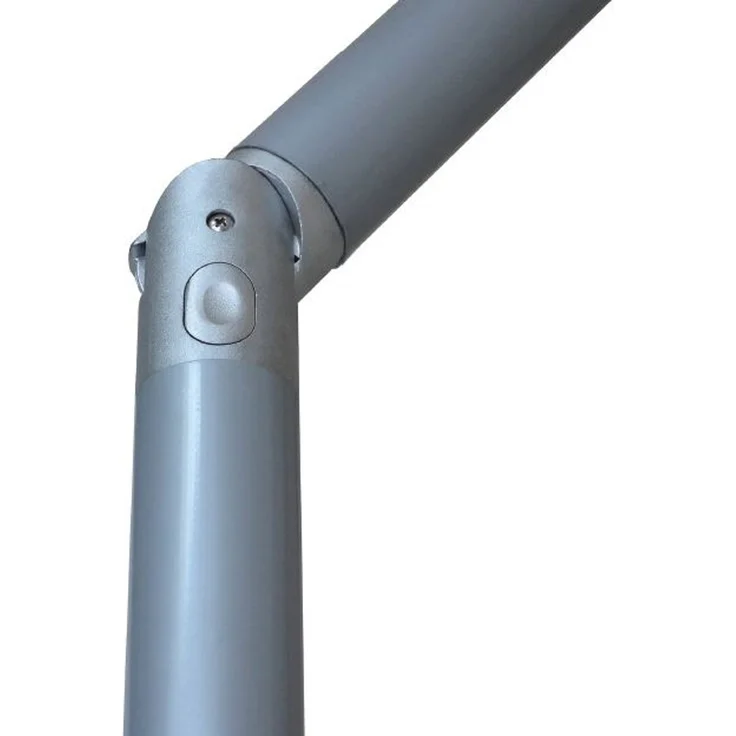 Primaster Sonnenschirm Kreta neigbar rot 300cm UV-Schutz 60 Gartenschirm Alu – Bild 2