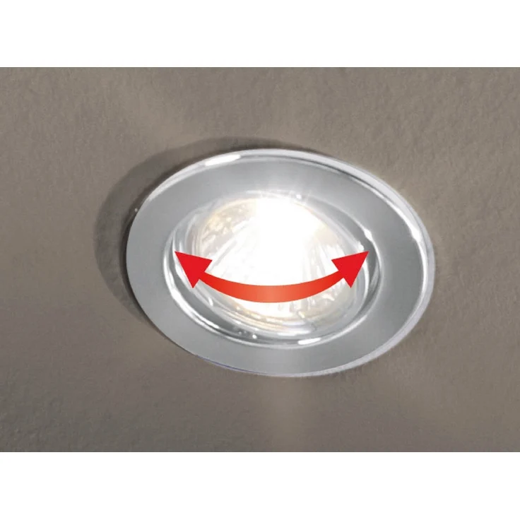 TRANGO LED Einbauleuchte, 6er Set 6729-065-5WAK IP23 LED Einbaustrahler in Schwarz matt inkl. 6x 5 Watt GU10 LED Leuchtmittel 3000K warmweiß & GU10 Fassung, Badleuchte, Deckenleuchte, Deckenstrahler – Bild 2