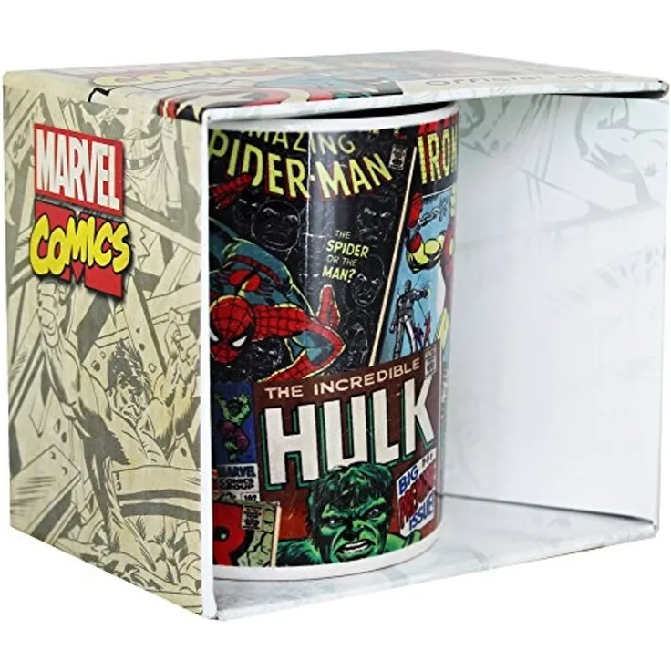 Marvel Comics KaffeeTasse, Keramik, Mehrfarbig, 8x11. 5x9. 5 cm