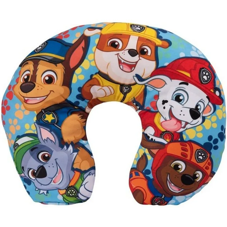 United Labels® Dekokissen Paw Patrol - Rocky Chase Marshall Rubble Zuma -Nackenhörnchen, Reise
