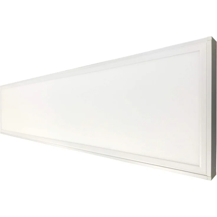 40w LED Panel Deckenleuchte Aufputzpanel Aufbaupanel Aufputz inkl. Alu Aufbaurahmen in weiß Eckig|120x30x4,4 cm|Neutralweiß|4800 Lumen – Bild 1