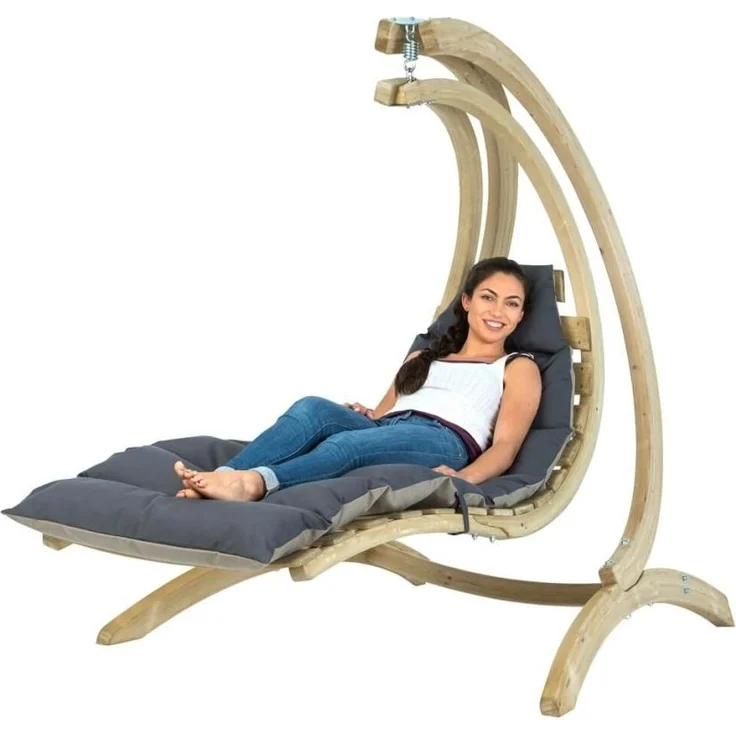 Schwebeliege Swing Lounger anthracite – Bild 7