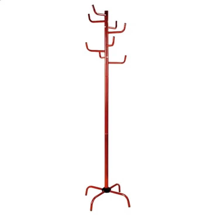 Mueblear 5127 Garderobe Form von Baum Metall rot 50 x 50 x 175 cm – Bild 2