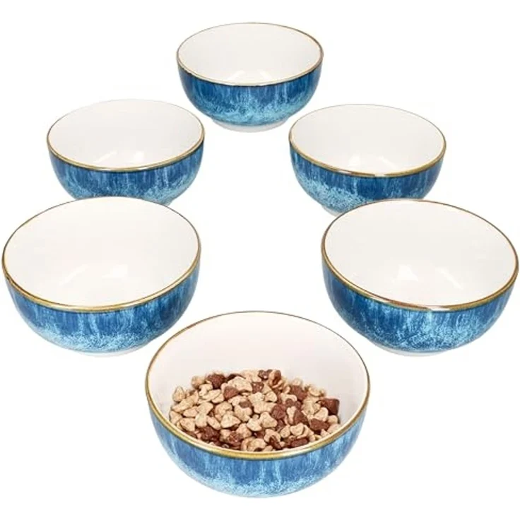 MamboCat Müslischale Marina 6x Müslischale Ø14cm 400ml Porzellan 6 Pers. Dessertschüssel, Porzellan – Bild 2
