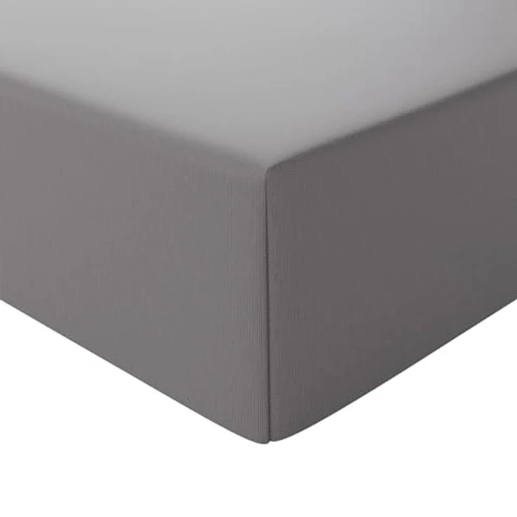 Amazon Basics Jersey Spannbettlaken, 100% Baumwolle, atmungsaktiv, für Matratzenhöhe bis 30 cm, 120 x 200 cm, Dunkelgrau – Bild 5