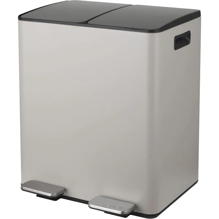 Treteimer Aliya - Taupe matt 2x20 Liter