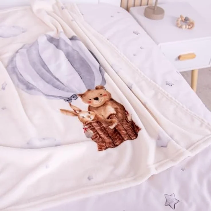 Babydecke babybest Ballonfahrt, Baby Best, niedliches Motiv – Bild 6