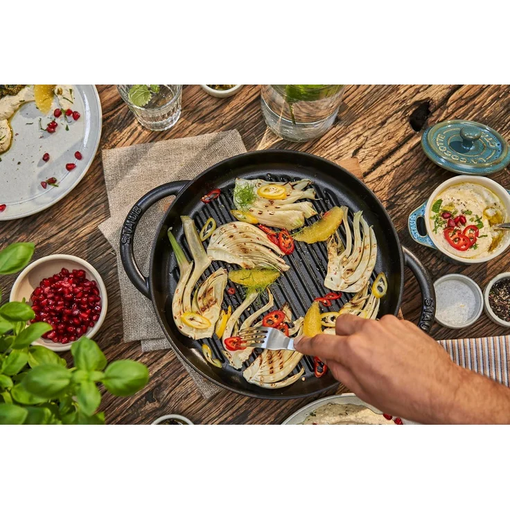 Zwilling STAUB, Grillpfanne, Emaille, Schwarz – Bild 3