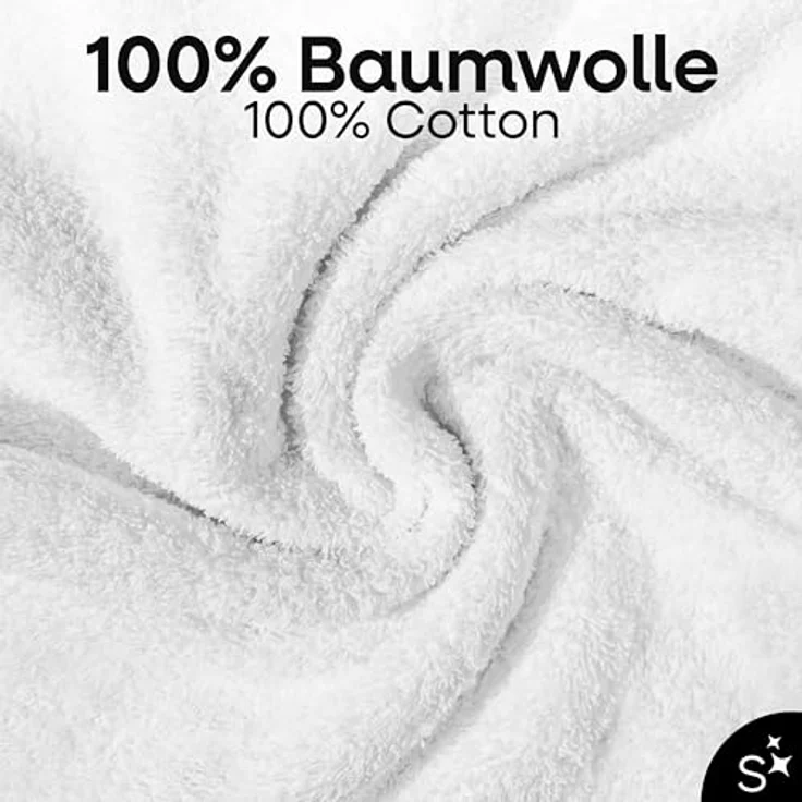 Slummer Seiftuch 10er Set Seiftücher Gesichtshandtücher 30x30 cm Waschlappen, Frottier - 100% Baumwolle (Set, 10-St), Gesichtstuch – Bild 4