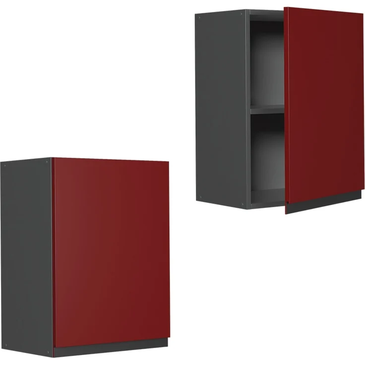 Hängeschrank R-Line Rot 45 cm J-Shape Vicco – Bild 5