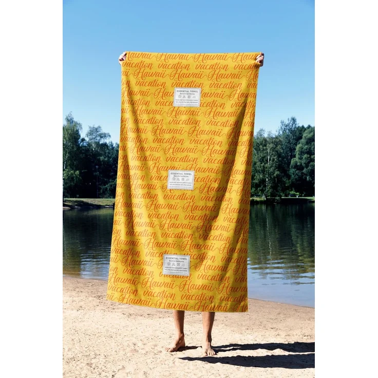 Mijolnir 'Hawaii Vacation 90' Strandtuch, Mehrfarbig, 90 x 150 cm – Bild 3