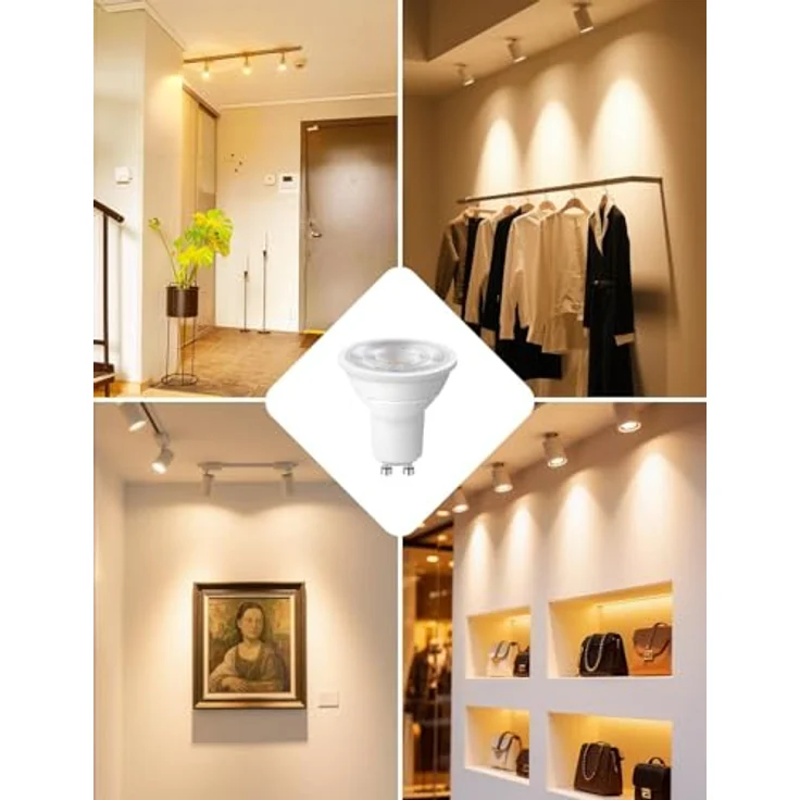 Lepro Energieklasse A GU10 LED Warmweiss, 2W 2700K Warmweiß 360 LM, Nicht Dimmbar Reflektorlampe, Energiesparendes GU 10 LED Leuchtmittel, 38° Abstrahlwinkel für Wohnzimmer, Küche, 2 Stück – Bild 8