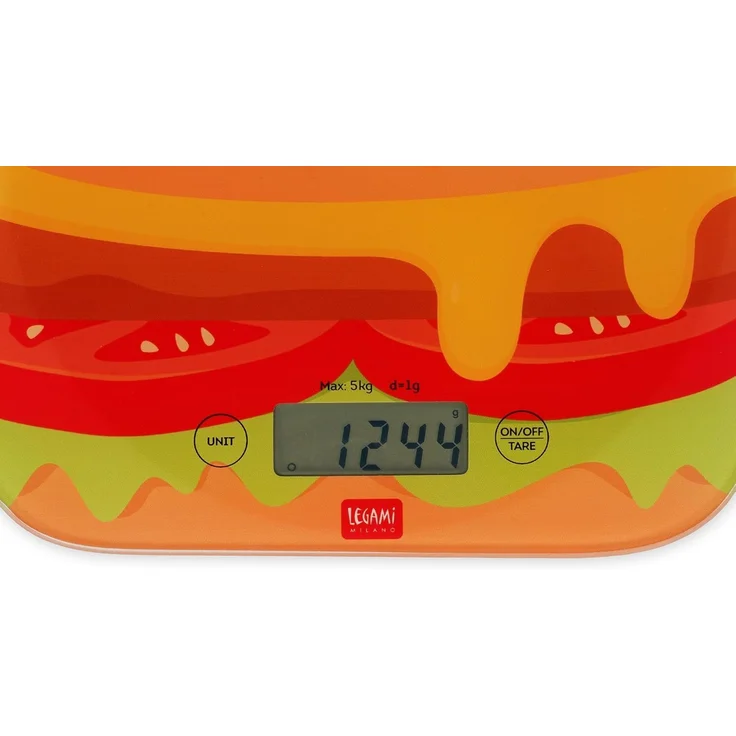 Legami Digitale Küchenwaage Kitchen Scale Hamburger – Bild 4