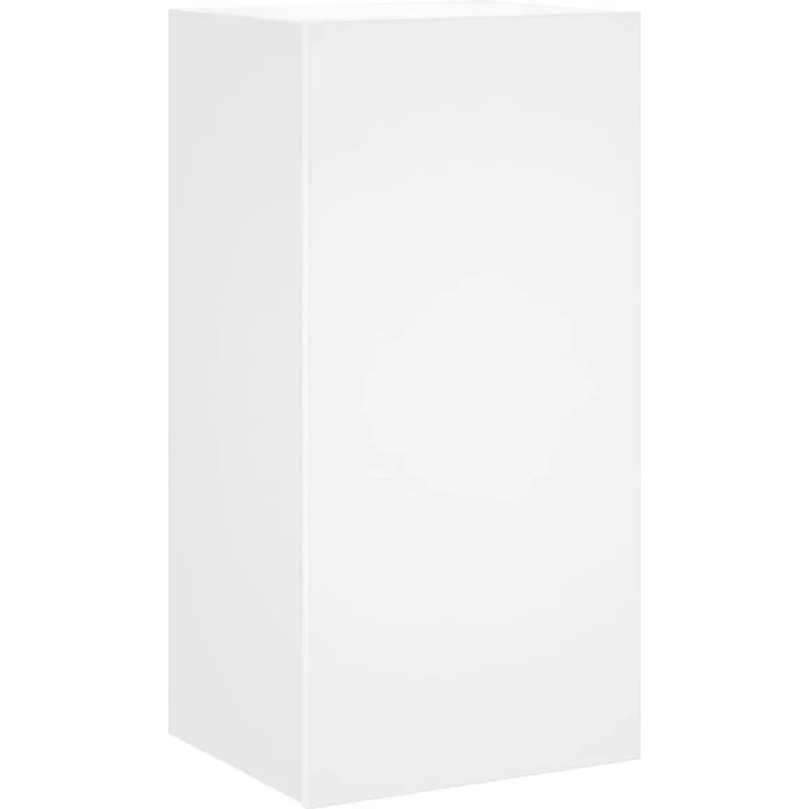 TV-Wandschrank, Fernsehschrank mit LED-Leuchten Weiß 40,5 x 35 x 80 cm – Bild 6