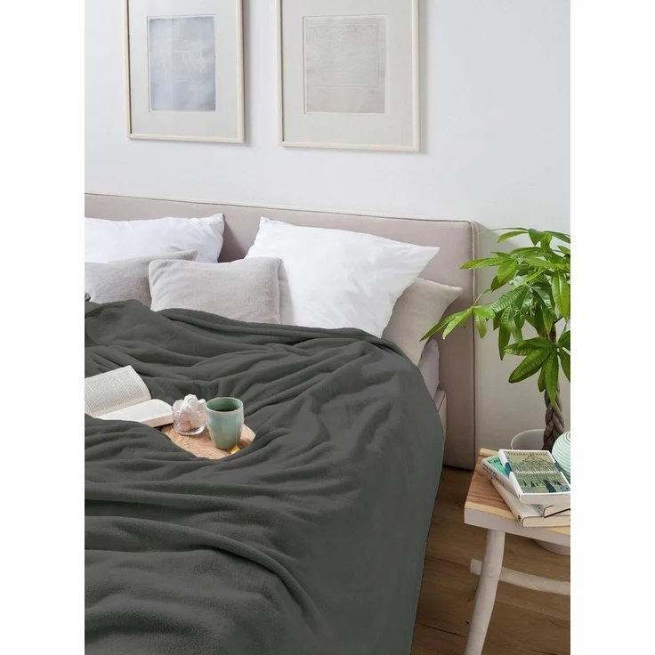 Wohndecke King Fleece, Biederlack, leicht, Kuscheldecke – Bild 1