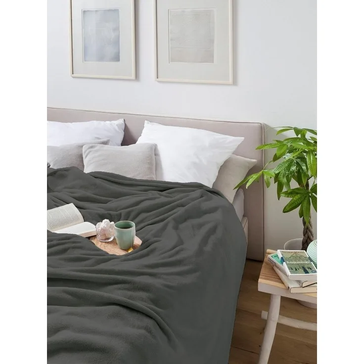 Wohndecke King Fleece, Biederlack, leicht, Kuscheldecke