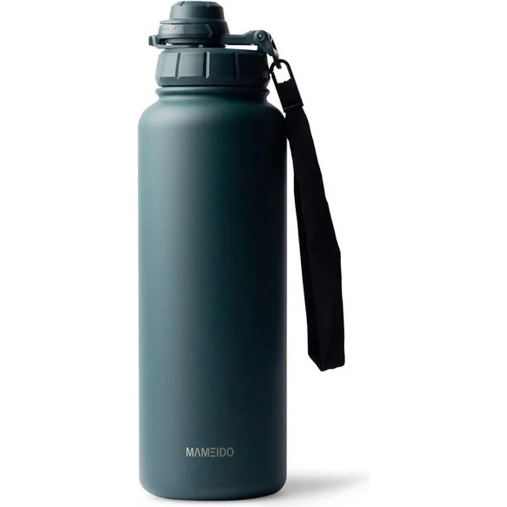 MAMEIDO Thermoflasche, mit 2-in-1 Deckel, Strohhalm und Handschlaufe in 500 ml, 700 ml & 1,2l – Bild 4