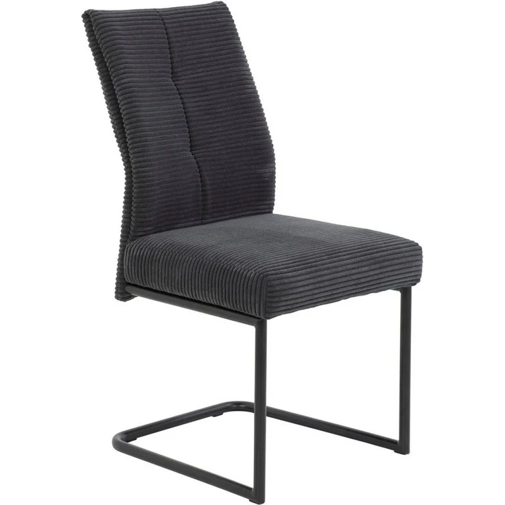 HELA Esszimmerstuhl Dagmar (Set, 1 St), Schwingstuhl mit bequemer Federkern Polsterung, Cord Bezug – Bild 5