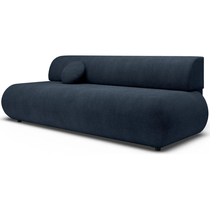 Selsey 'Armone' 3-Sitzer Sofa mit Schlaffunktion, Chenille, Dunkelblau – Bild 1