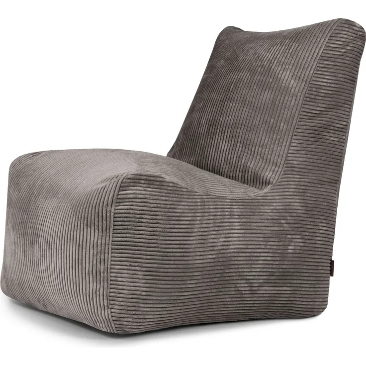 Sitzsack ‘Seat‘, Bezugstoff - Waves, 100% Polyester, Drak Grey, 85x105x80 cm cm.