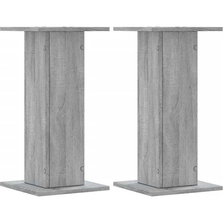 vidaXL Pflanzenständer 2 Stk. Grau Sonoma 30x30x60 cm Holzwerkstoff 3307860