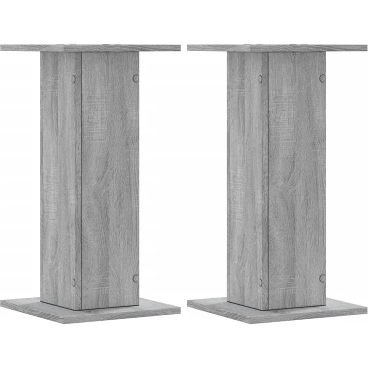 vidaXL Pflanzenständer 2 Stk. Grau Sonoma 30x30x60 cm Holzwerkstoff 3307860 – Bild 1