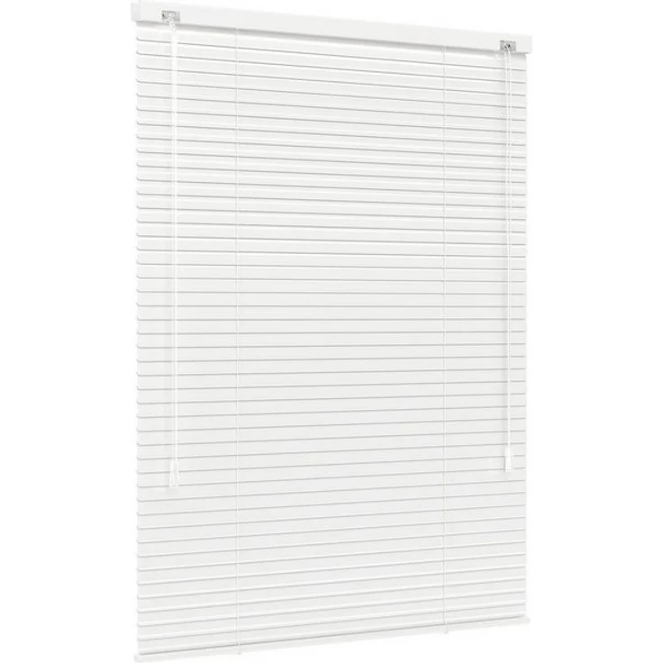 jalousiescout Jalousie LightLess Aluminium-Jalousie, 25 mm, 40 x 130 cm, weiß glänzend, ohne Bohren, geklemmt oder verschaubt, Aluminium, vollverdunkelnd, Feuchtraumgeeignet – Bild 4