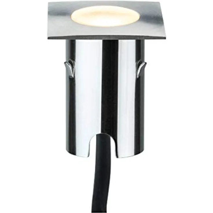 Paulmann Special MiniPlus Boden Einbauleuchten eckig IP67 Basis. 4x0,7W 2700K 12VA 43x43mm Edelstahl5630