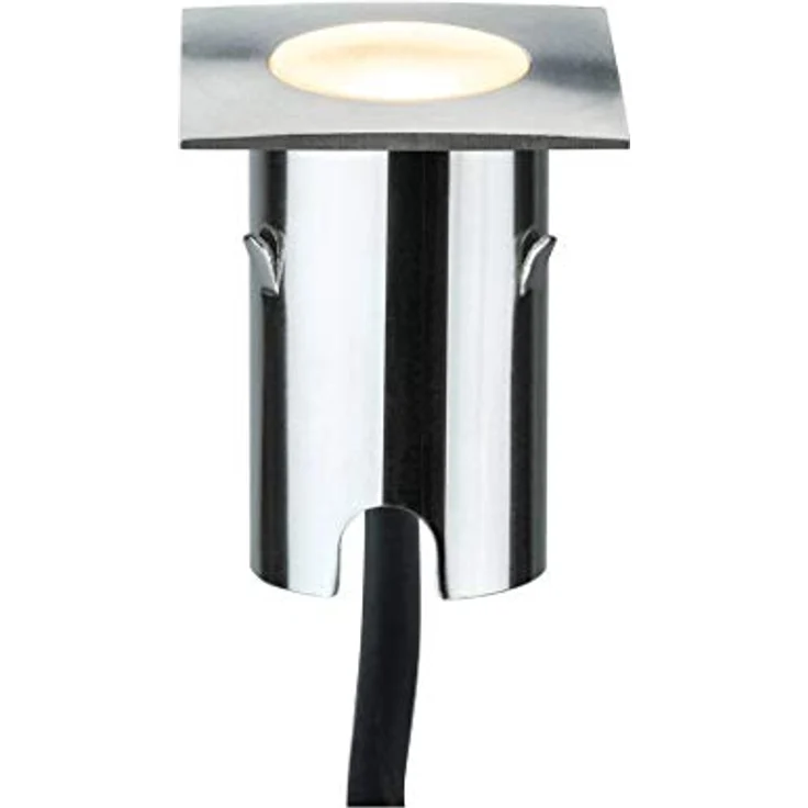 Paulmann Special MiniPlus Boden Einbauleuchten eckig IP67 Basis. 4x0,7W 2700K 12VA 43x43mm Edelstahl5630 – Bild 1