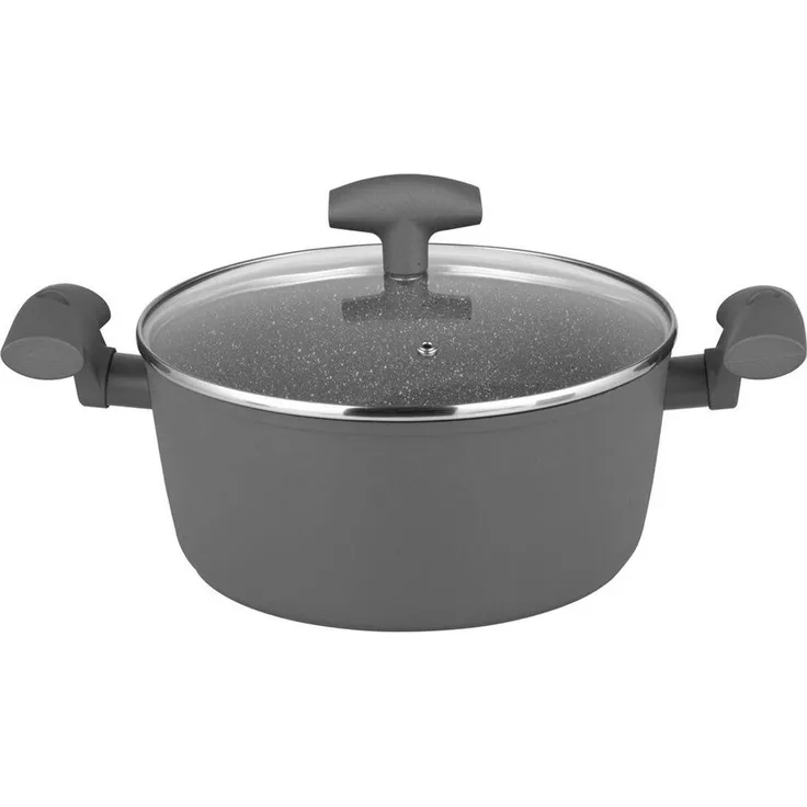 Topf mit Glasdeckel 28cm