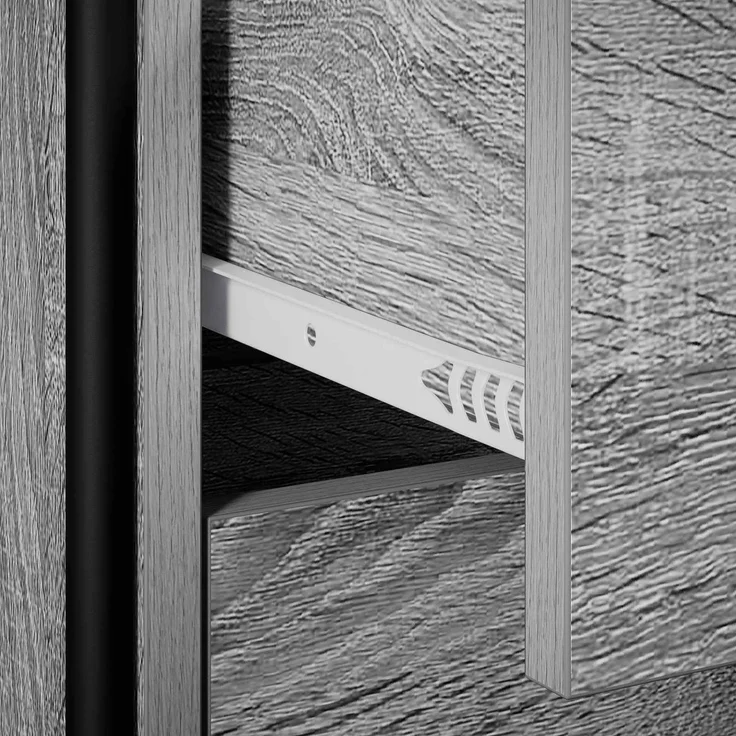 vidaXL Badezimmerschrank Sonoma-Grau 40 x 36 x 109,5 cm Holzwerkstoff 8014049 – Bild 8