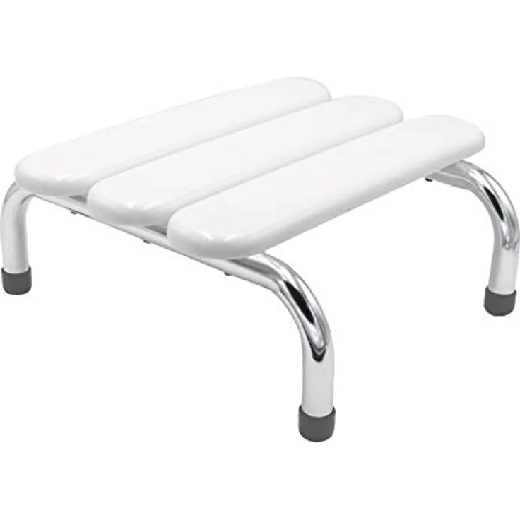 RIDDER Badewannen-Hocker Pro, rutschhemmender Badhocker in weiß, belastbar bis 110 kg, ideal für Kinder und als Fußschemel