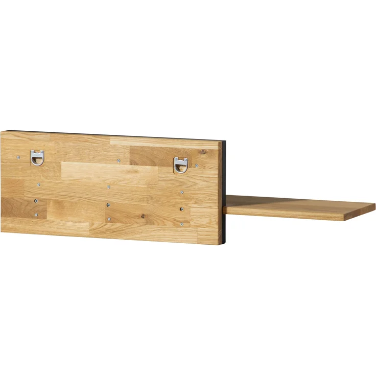 Wandregal Wildeiche 113x23x28 natur geölt LINDAU #05 – Bild 10