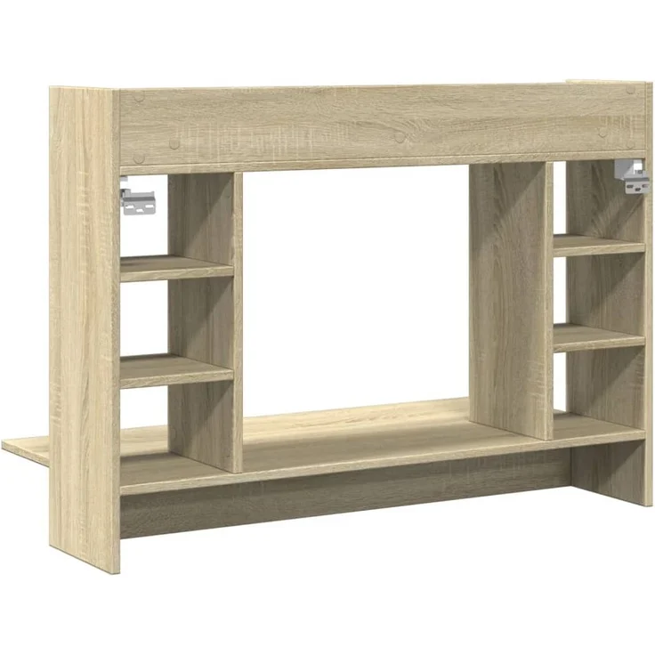 vidaXL Wand-Schreibtisch Sonoma Eiche 105x48x75 cm Holzwerkstoff 847970 – Bild 5