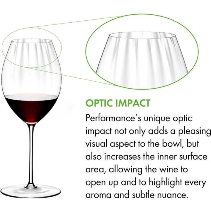 Riedel PERFORMANCE Syrah Shiraz Glas 2er Set + Poliertuch – Bild 2