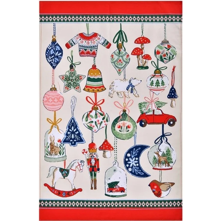 Ulster Weavers Geschirrtuch Christmas Ornaments, (1-tlg, 1-teilig), 100% Baumwolle 48x74cm Küchentuch – Bild 3