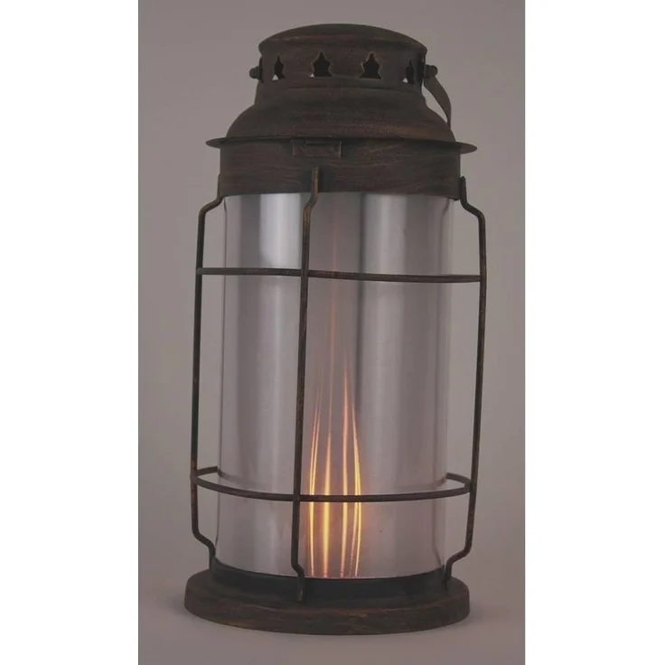 FHS LED Dekolicht 34191 Metall-Laterne Kupfer mit Flammeneffekt – Bild 3