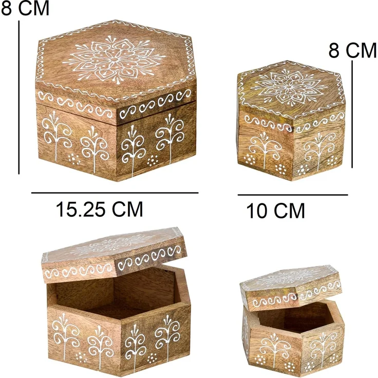 Marrakesch Orient & Mediterran Interior Schmuckkasten Schmuckdose, Schatulle, Box Hajdar – Bild 3