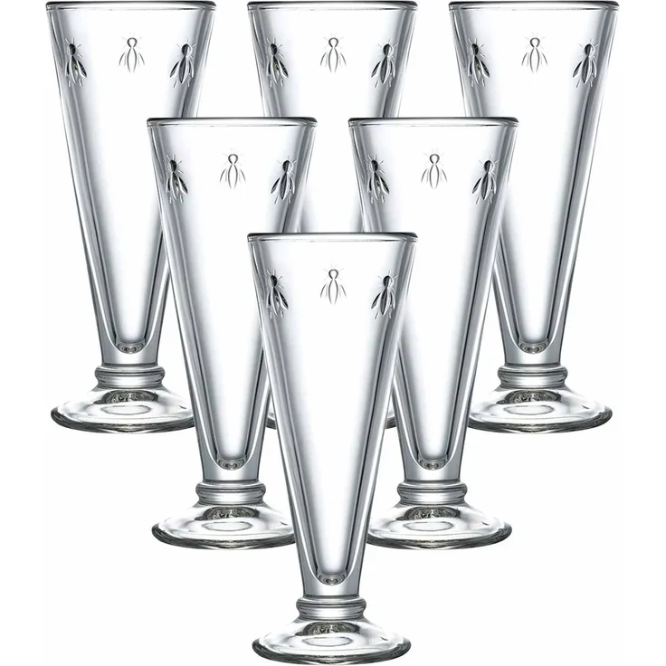 La Rochère Biene Abeille Sektglas 150 ml 6er Set
