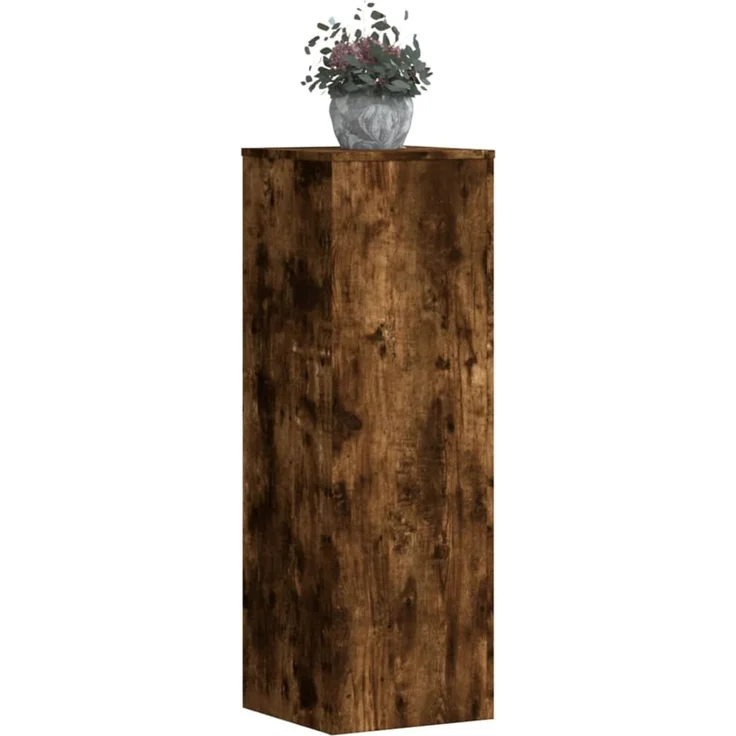 vidaXL Pflanzenständer Räuchereiche 33x33x100 cm Holzwerkstoff 852955 – Bild 3