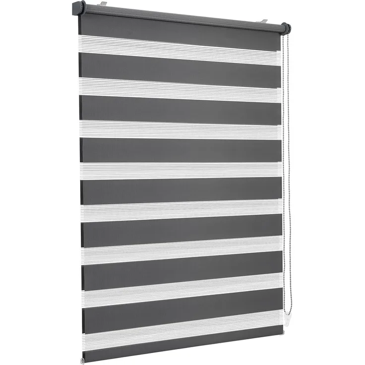 Doppelrollo Duo Rollo Klemmfix ohne Bohren für Fenster Rollos Jalousie Faltrollo, Sekey, freihängend, Klemmträger, Montage mit oder ohne Bohren möglich
