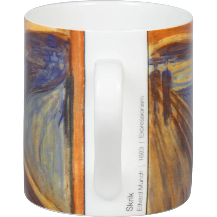 KÖNITZ Becher 1150043052 ARTselection Schrei by Edvard Munch, 400 ml, Bone China Porzellan – Bild 5