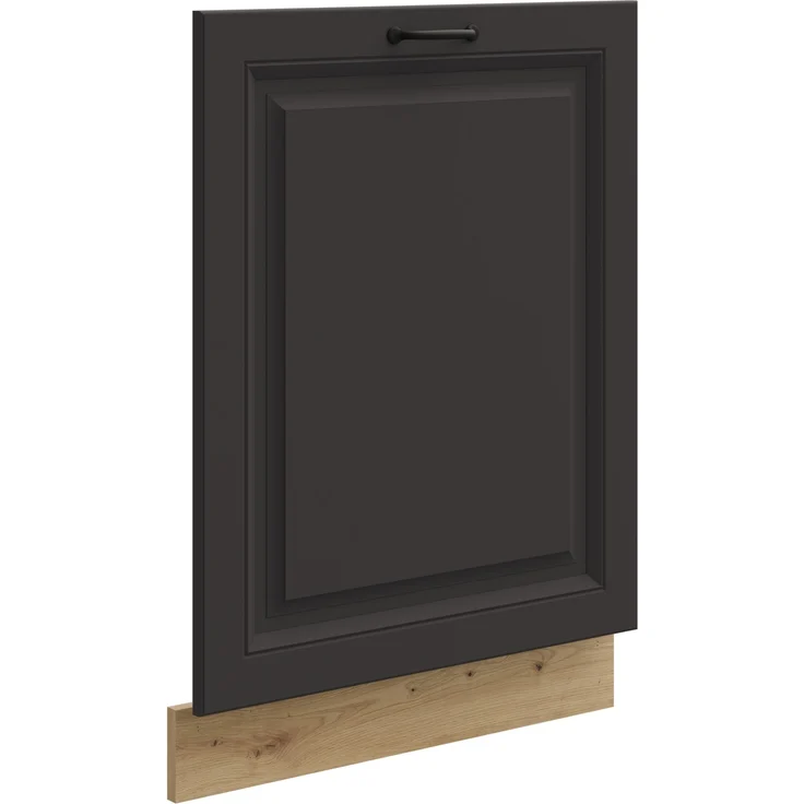 Frontblende für vollintegrierten Geschirrspüler 60 cm Stilo Grau + Eiche Artisan – Bild 1