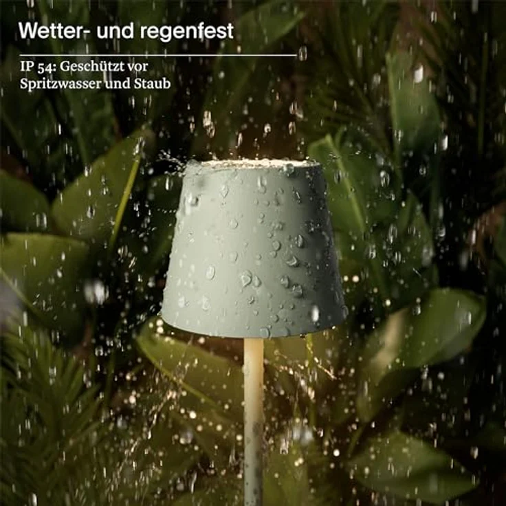SIGOR LED Tischleuchte NUINDIE Pocket Salbeigrün, Dimmbar, LED fest integriert, Warmweiß – Bild 7
